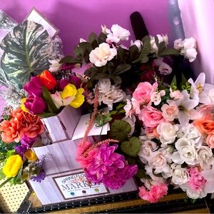 Mix of different flowers